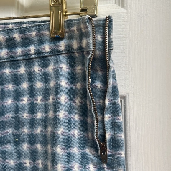 Tory Burch Slim Straight Leg Cotton Twill Pants - Picture 5 of 8